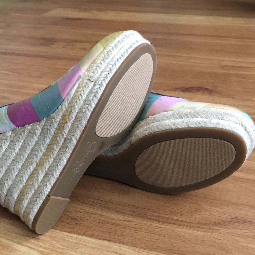 Jessica Simpson patchwork wedges - Picture 2 of 4